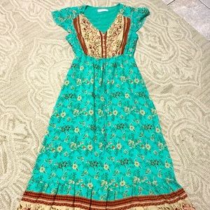 Cotton mint green dress!